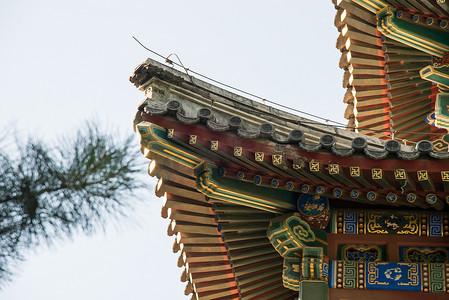 中国古典传统摄影照片_北京北海公园
