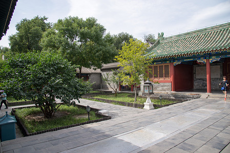庭院摄影照片_北京恭王府