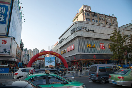 辽宁省丹东城市街景