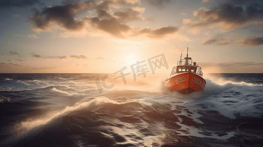 海上救生艇或海上救援队