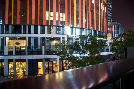 北京三里屯SOHO夜景