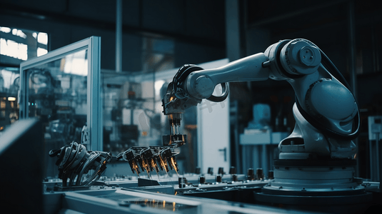 智能工业机器人机械自动化生产6