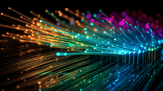 光导纤维光纤抽象背景通信技术20