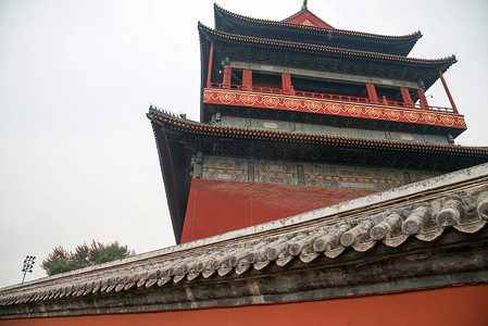 北京钟鼓楼城楼