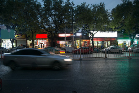 美食摄影照片_北京城市夜景