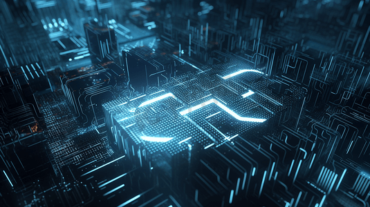 有特色的字体摄影照片_3d渲染5g字体和电路背景计算机数字图像
