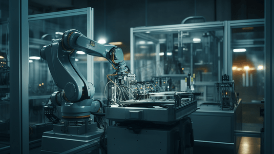 智能工业机器人机械自动化生产8
