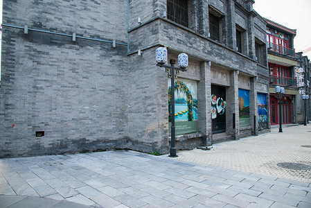 大栅栏摄影照片_北京前门大街