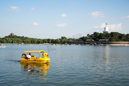 北京北海公园游船