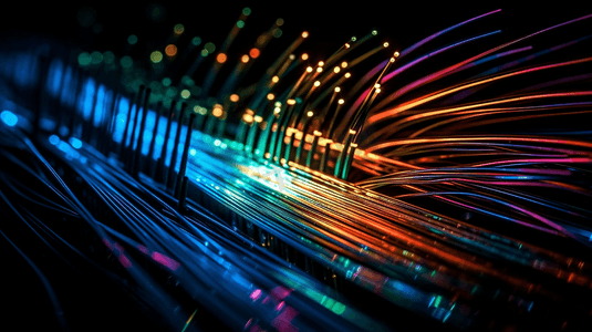 光导纤维光纤抽象背景通信技术2