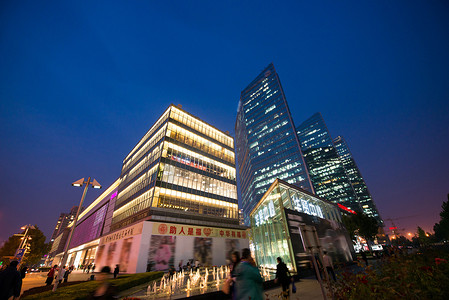 特色景点摄影照片_北京城市建筑夜景