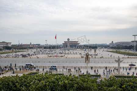 北京天安门广场全景