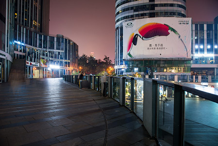 北京三里屯SOHO夜景