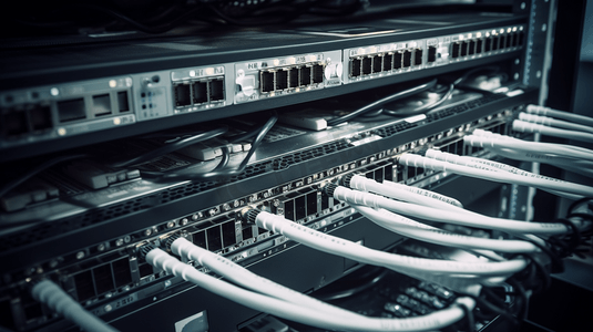 网络电缆连接局域网端口概念通信连接技术