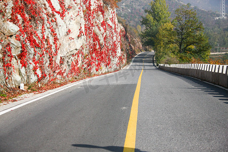 北京郊区的公路