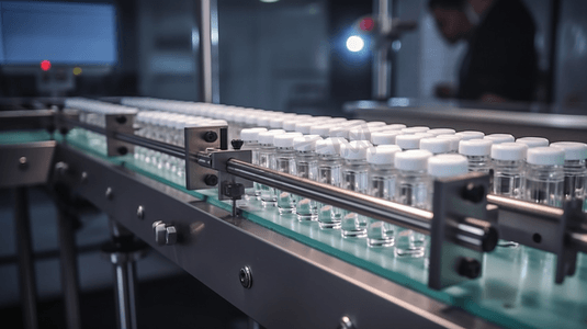 制药工厂包装玻璃瓶安瓿瓶的输送机