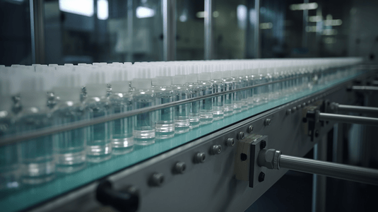 制药工厂包装玻璃瓶安瓿瓶的输送机