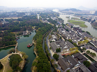 中国大运河摄影照片_浙江省绍兴柯岩风景区