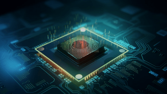 未来科技科幻智能半导体芯片