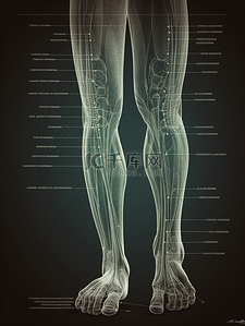 人体肌肉背景图片_人体医学特写注释