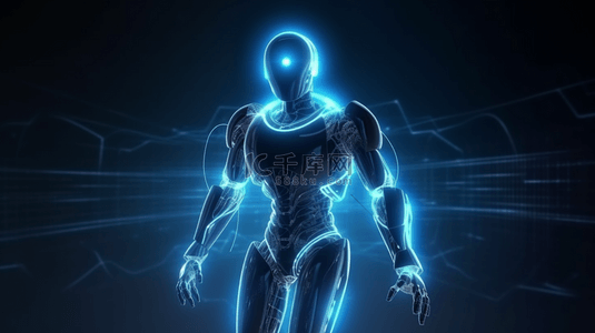 人工背景图片_未来科技科幻机械人工智能机器人