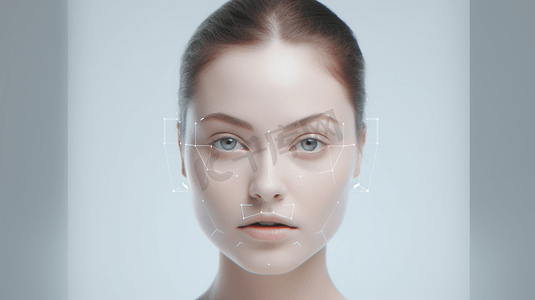 ai人脸摄影照片_AI人工智能3D女性人脸识别技术系统
