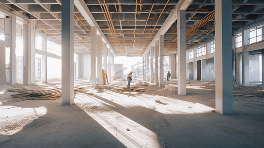 劳动摄影照片_建筑工地
