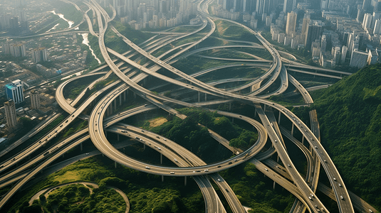 珠三角环线高速公路 中国广东省珠海市城市