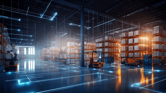 未来虚拟现实技术用于创新vr仓库管理.