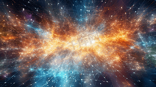 宇宙星球图摄影照片_宇宙星空旋涡 网络科技大数据抽象背景

