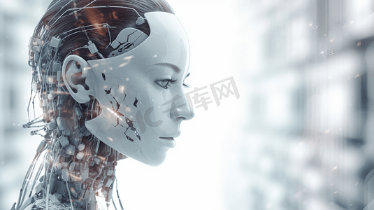 AI(人工智能)概念。深度学习。计算机编程。
