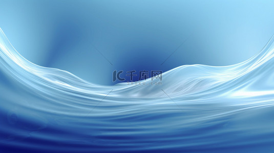 水波波纹背景图片_淡雅蓝色水面波纹背景