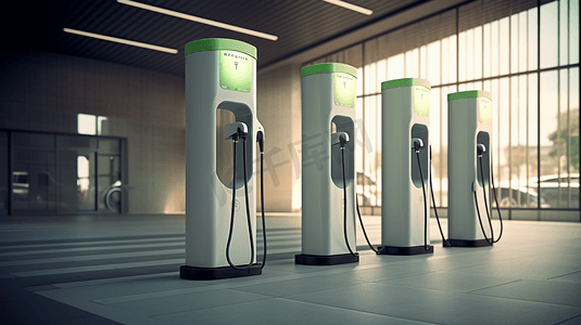 新能源产业汽车充电桩充电