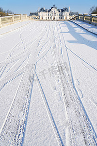 冬天的冰花摄影照片_雪景
