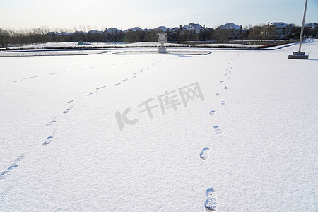 雪地广告摄影照片_雪景