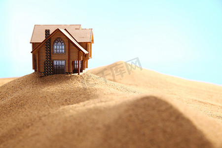 沙滩房屋模型