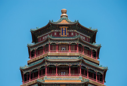 中国古建筑园林建筑皇家园林颐和园佛香阁