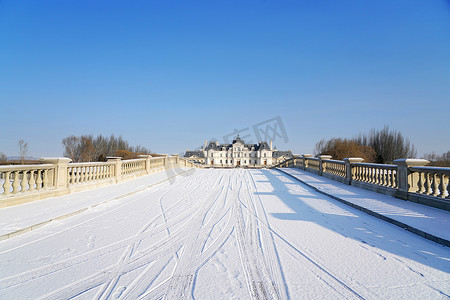 雪地广告摄影照片_雪景