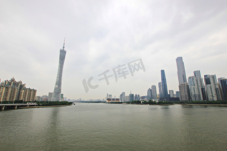 广州塔风景摄影照片_广东省广州珠江新城城市建筑