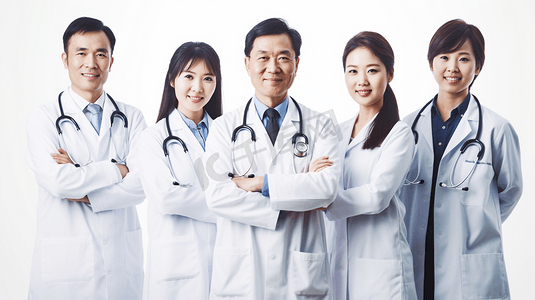 医疗医护团队医生人物形象人像护士3