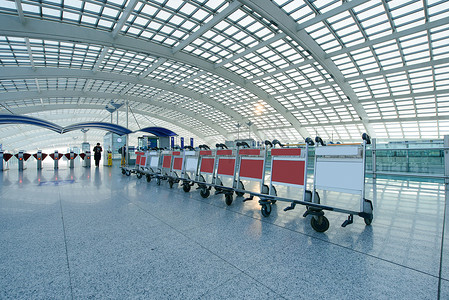 机场图片摄影照片_首都机场T3航站楼