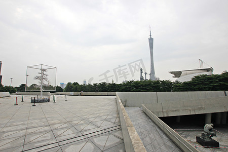 广州塔风景摄影照片_广东省广州珠江新城城市建筑
