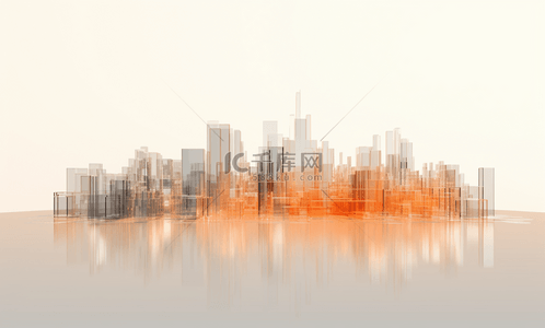 背景城市背景图背景图片_3D城市概念模型图背景