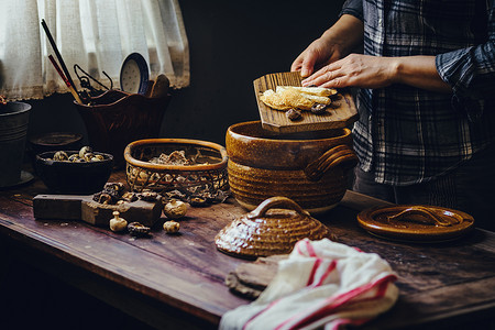 厨师做饭