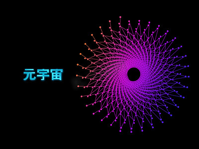 科技文字摄影照片_元宇宙高科技网络空间