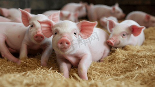 可爱纯色毛衣摄影照片_可爱的小猪在猪圈