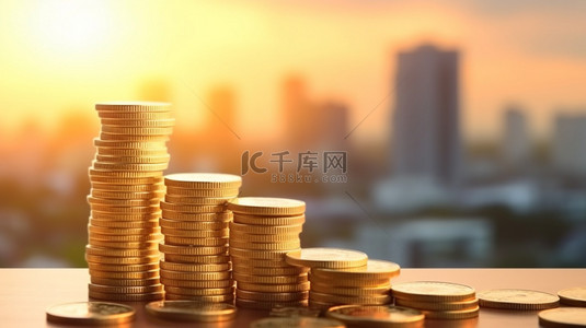 天津环球金融中心背景图片_金融银行货币金币主题背景