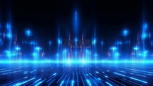 光束科技光线背景图片_蓝色科技感光束背景