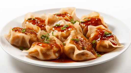 中式食物摄影照片_美食拍摄红油抄手中餐四川中餐高清摄影