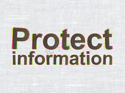 上网安全摄影照片_

保护概念保护布材质背景上的信息